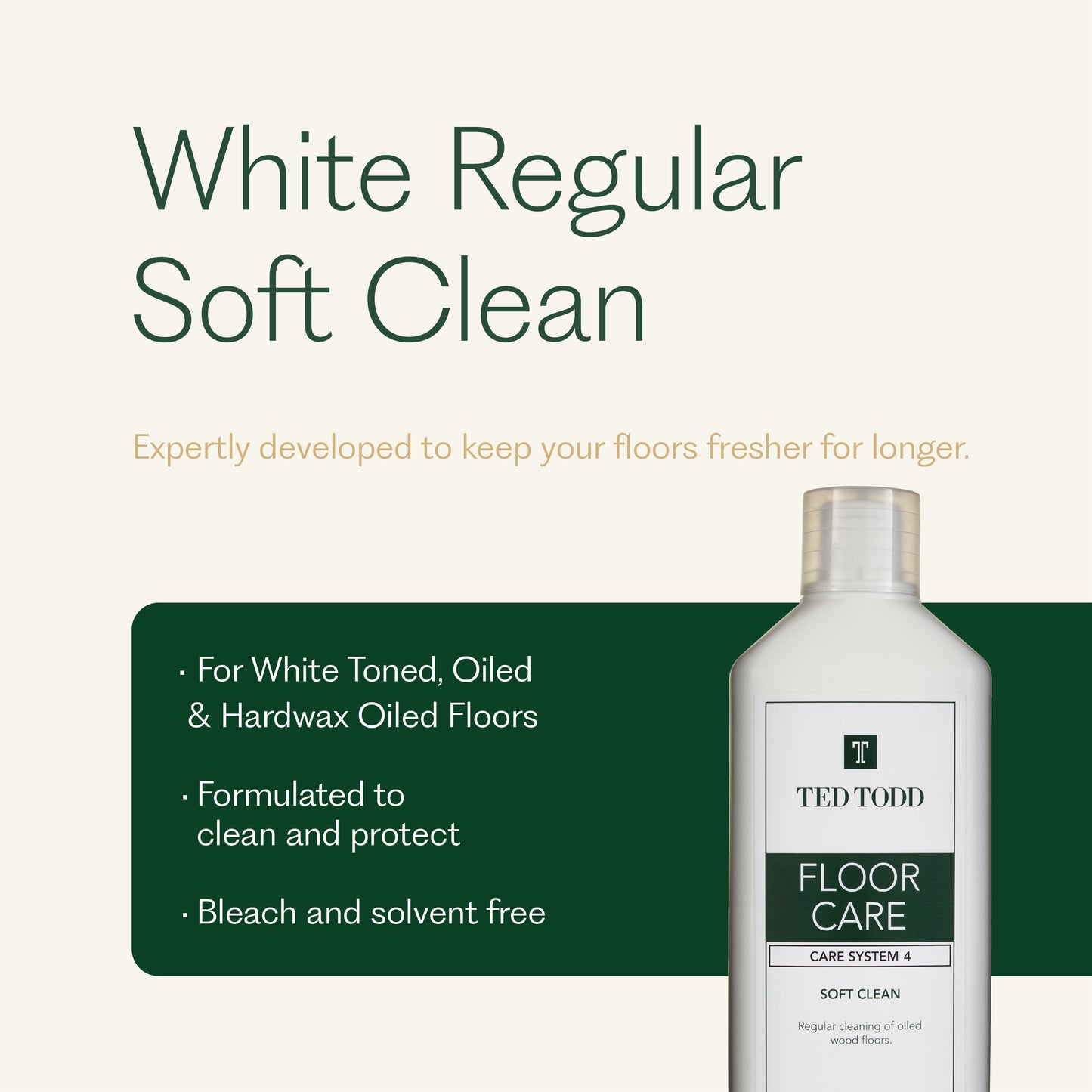 White Regular Soft Clean 1ltr - Care System Four