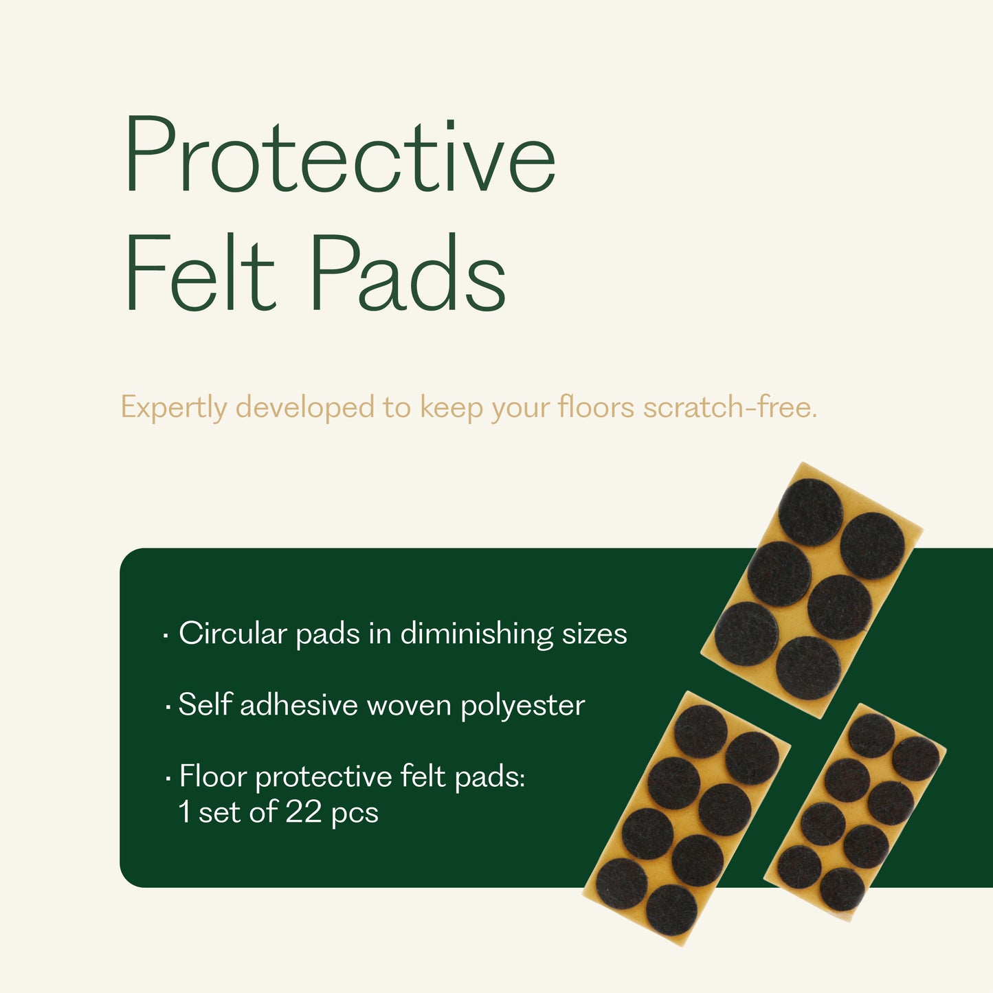 Protective Felt Pads 22pcs